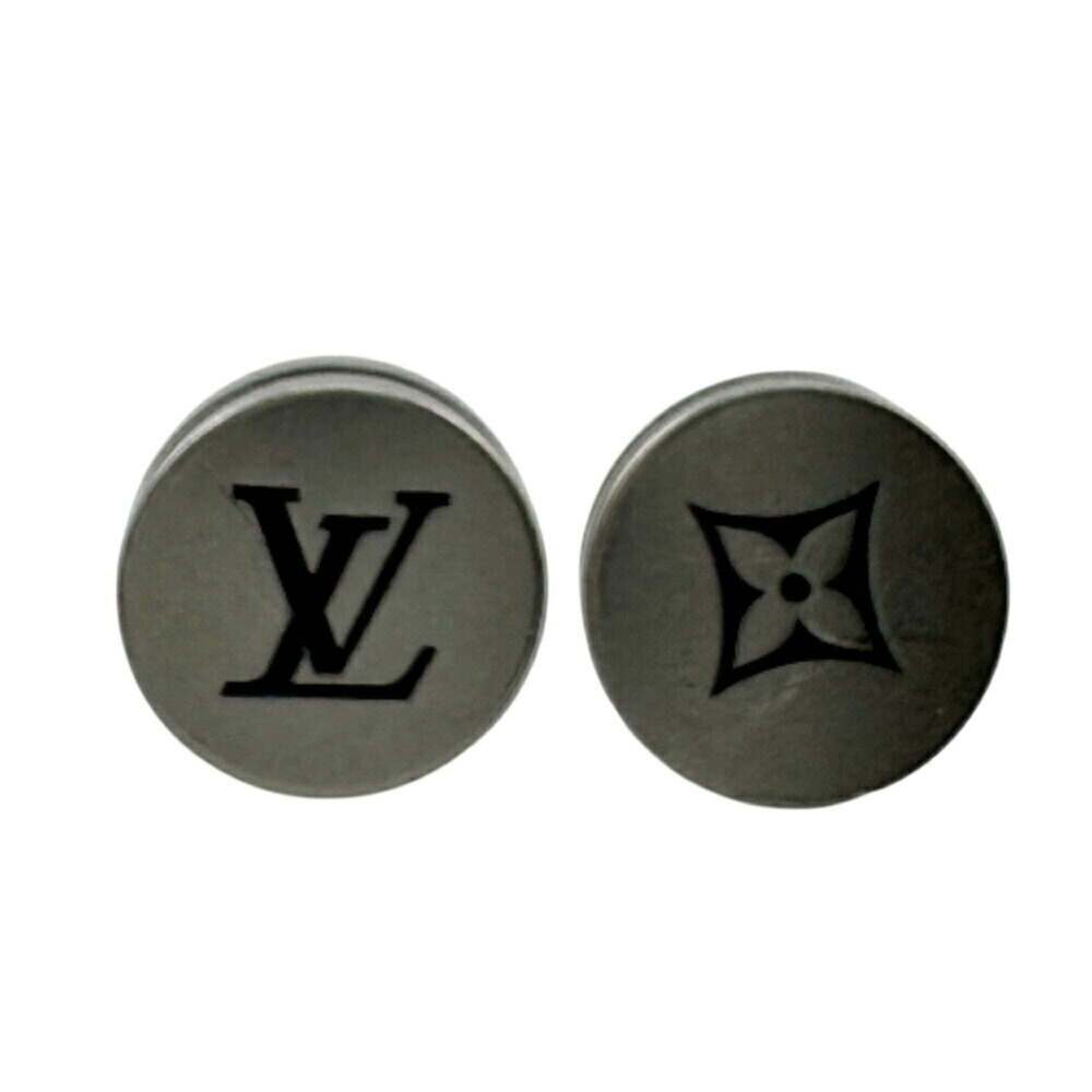 LOUIS VUITTON Brown Monogram Earrings - Picture 2 of 8